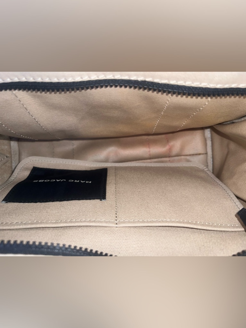 Marc Jacobs Beige Canvas 'The Tote Bag' Tote - Picture 5 of 5